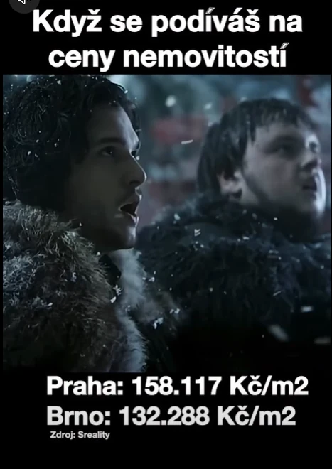 Kolik stojí byty v Praze a Brně?